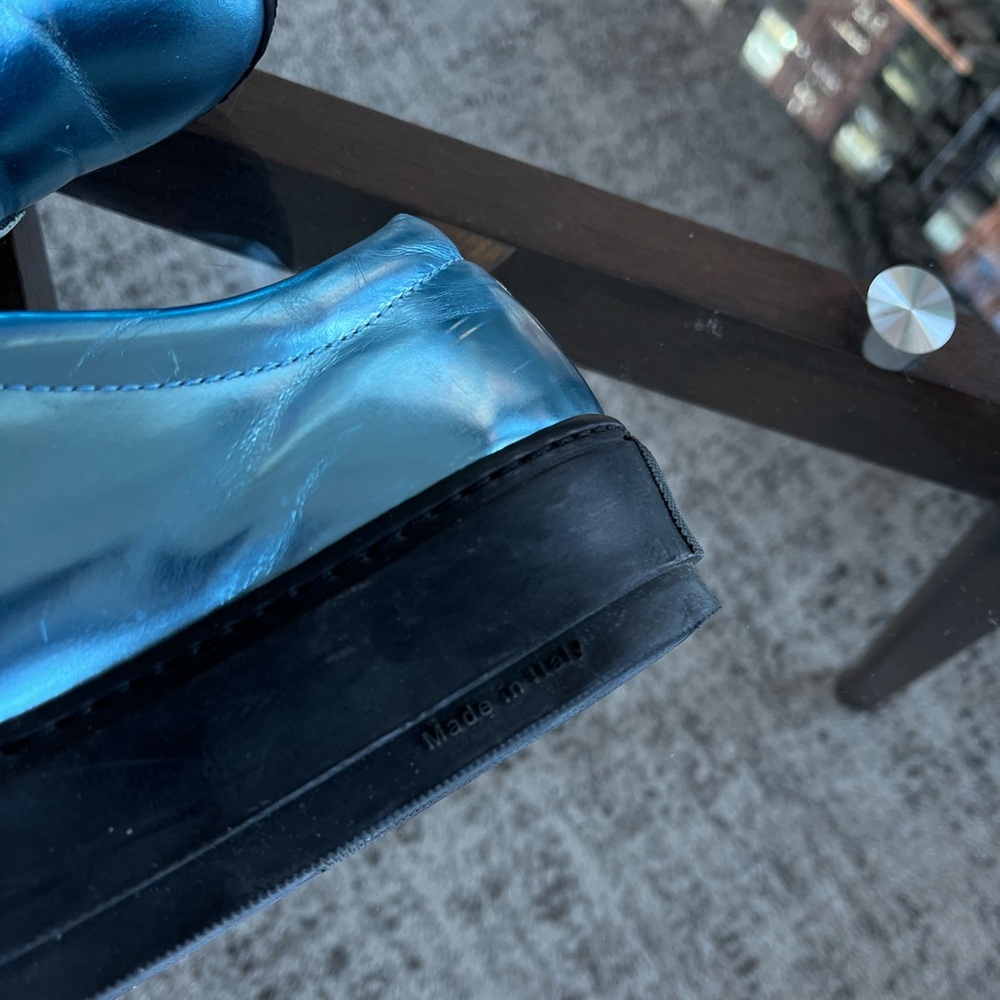 Acne Studio Blue/Black Women's Shoes Quiet Luxury Formal Evening Casual Size 7.5 - Picture 7 of 16